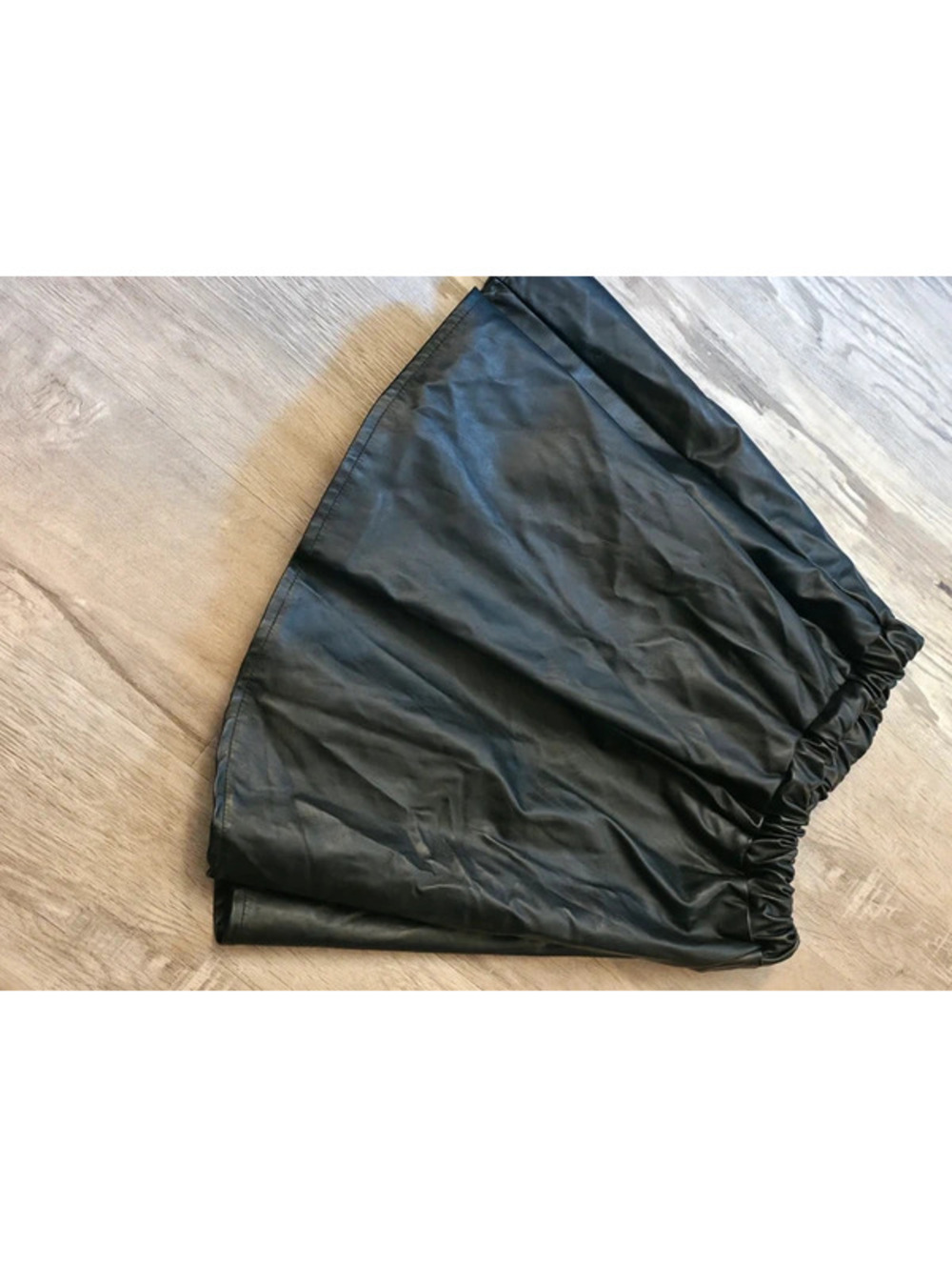 Pleather pleaded skirt black girls 14
